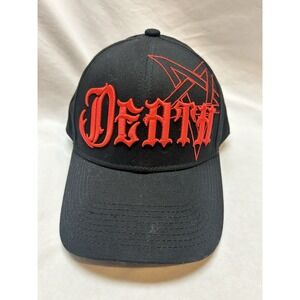 Hyraw Red Death Trucker Cap New Metal Horror Goth
